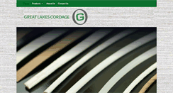Desktop Screenshot of greatlakescordage.com
